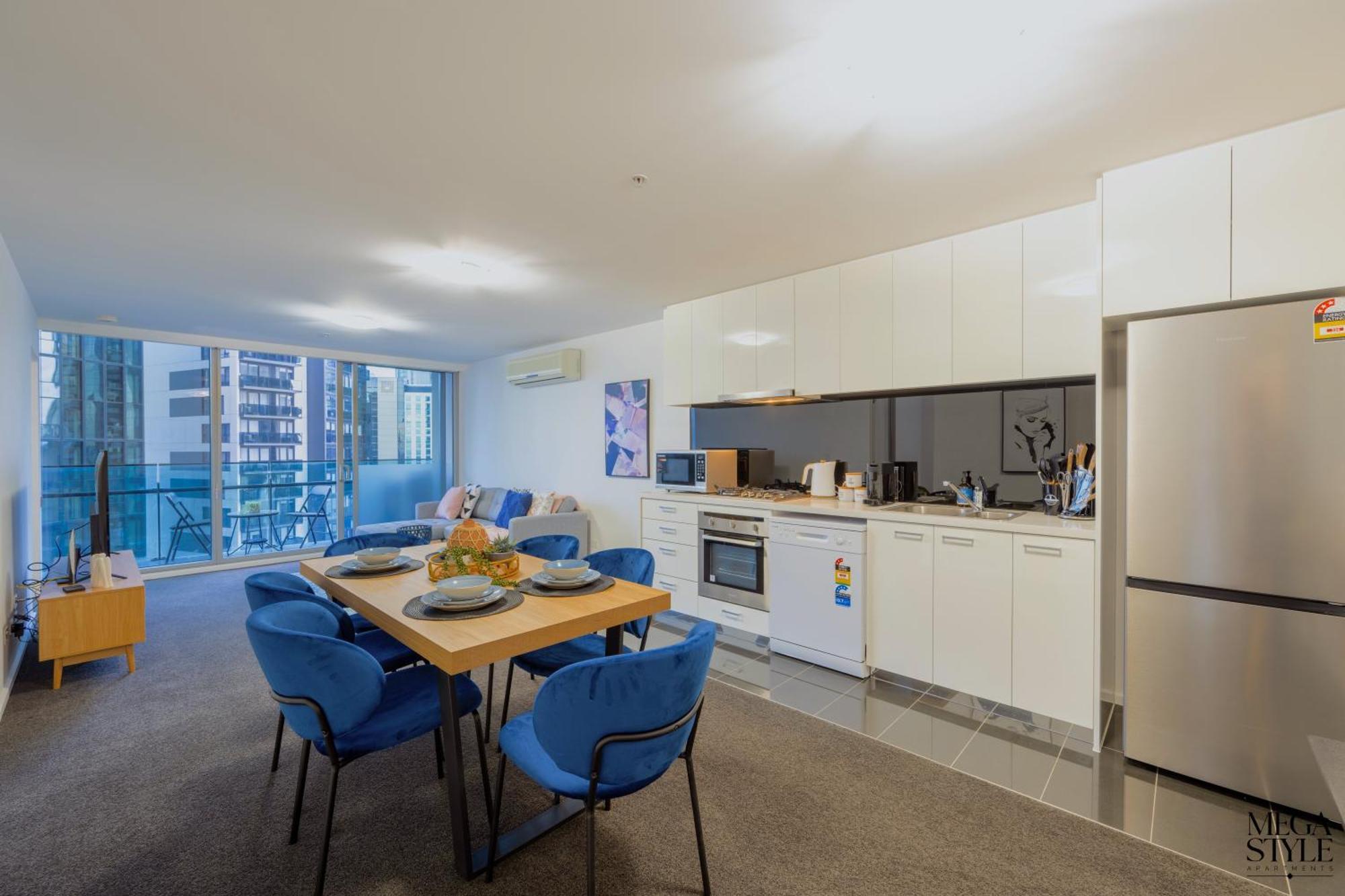 Mega Style Apartments Mainpoint Melbourne Værelse billede